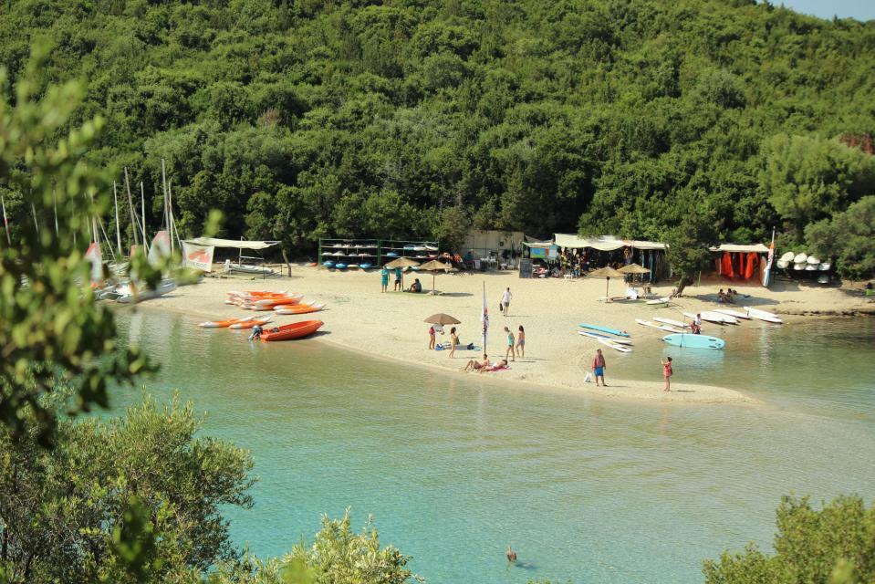 The tiny beaches are known for their crystal-clear waters