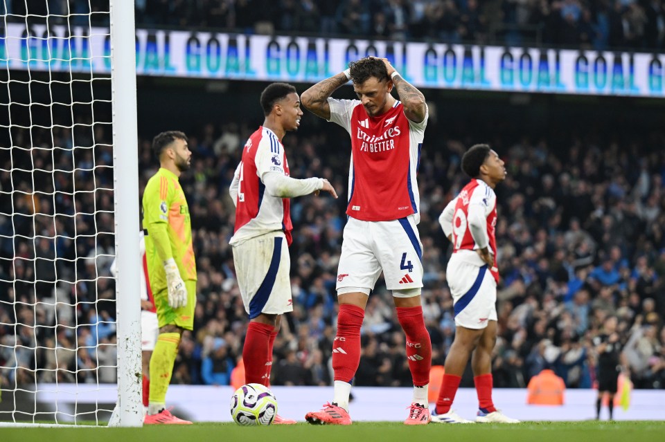 The Gunners had put in a valiant defensive performance before conceding at the death