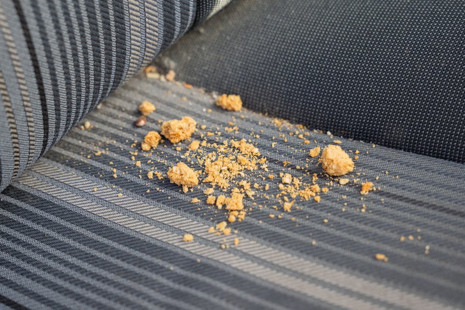 This comes after four in ten parents admitted they're too embarrassed by the mess their kids leave in the car