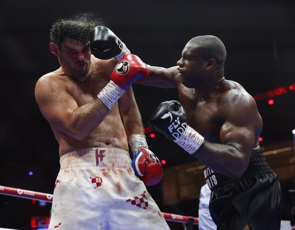 a man wearing a pair of boxing gloves that say rock ' n ' roll