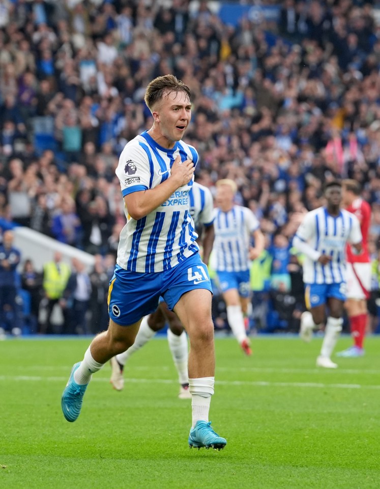 Hinshelwood, seen celebrating his goal, has shown maturity this campaign by playing at left-back  after previously mainly featuring on the right