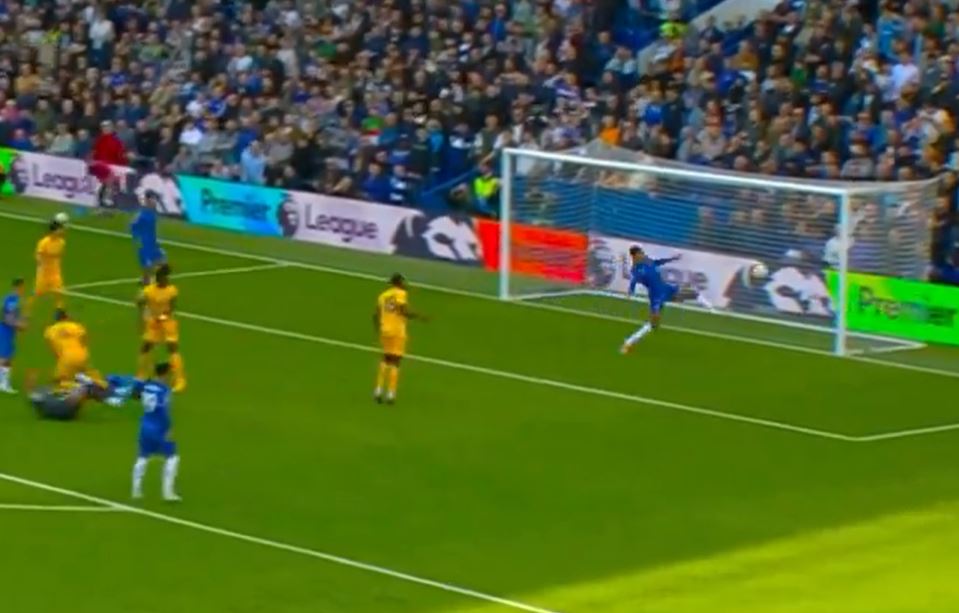 Georginio Rutter climbed to head the ball into an empty net and give Brighton the lead