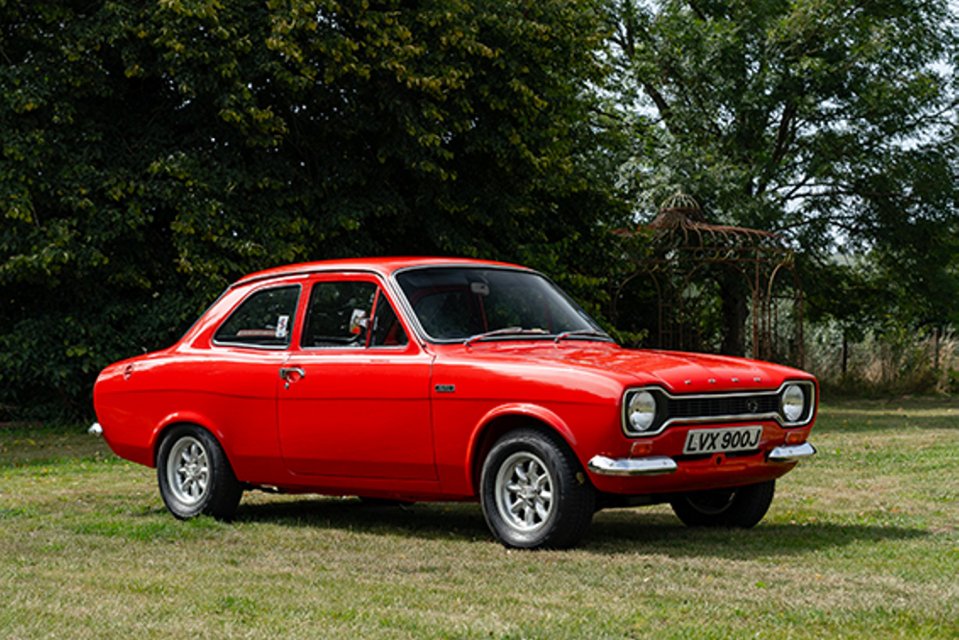 The 1970 Ford Escort Mexico car has been listed for sale