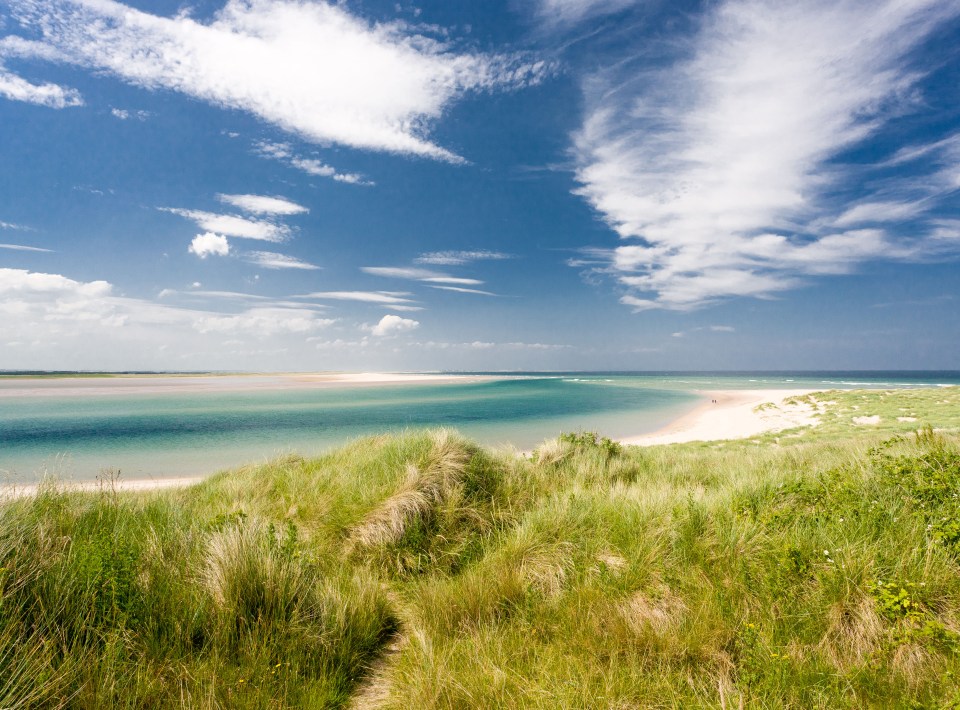 And Budle Bay is just a seven minute walk away