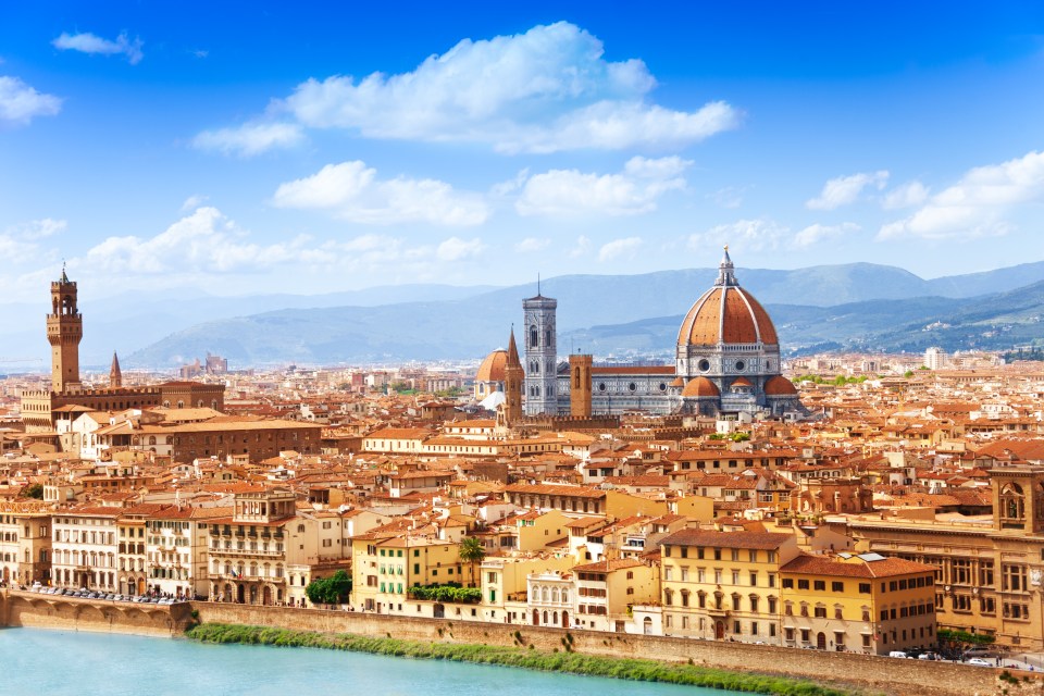 Florence is known for its picturesque piazzas and perfect pizzas, with beautiful statues, fountains and frescoes everywhere