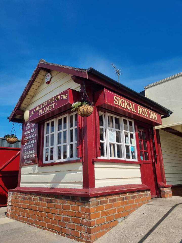 the smallest pub on the planet is called the signal box inn