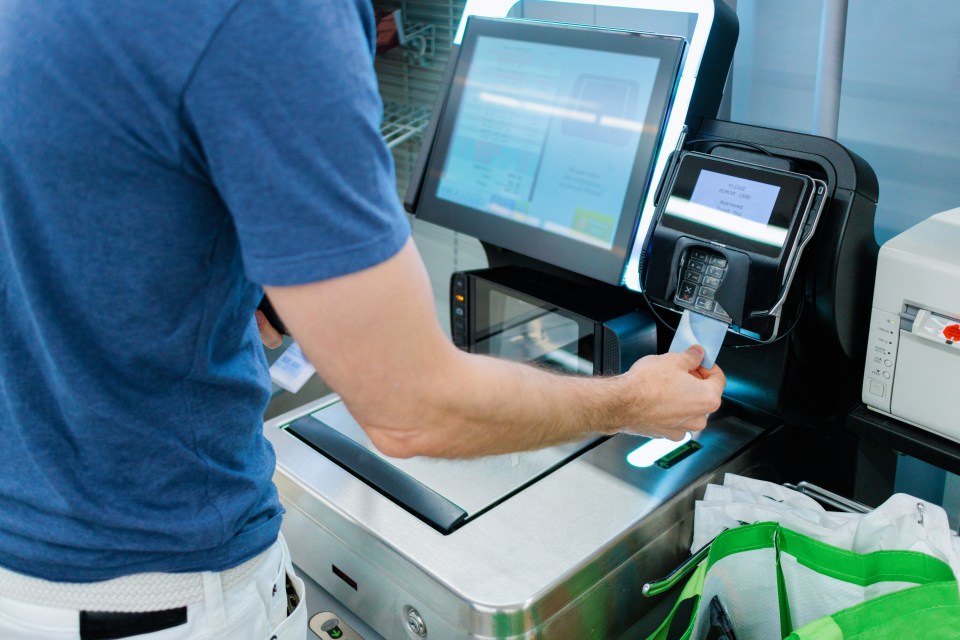 Some supermarkets are only allowing customers to pay by card in a recent push to go cashless