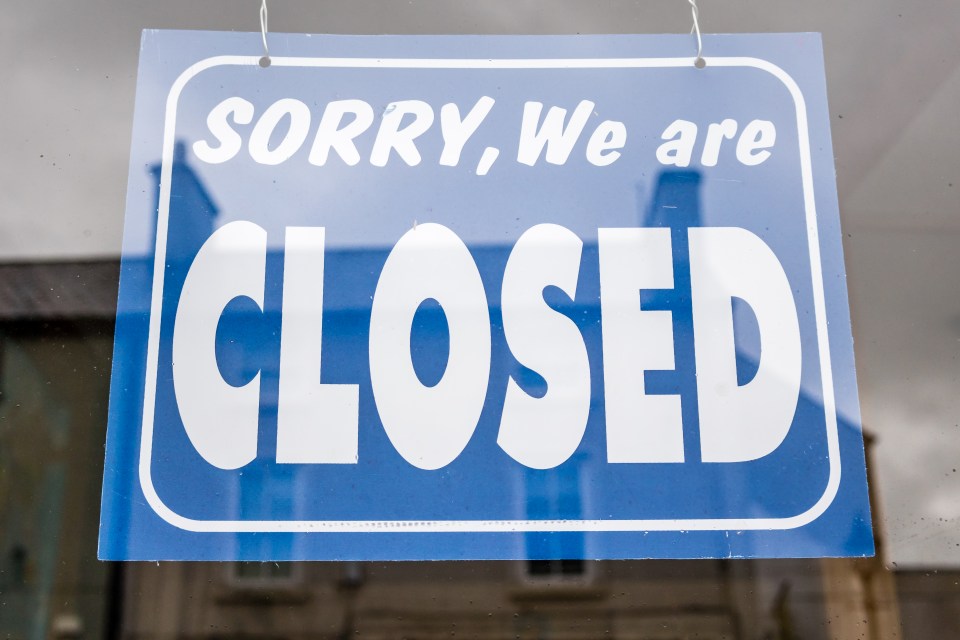 Big name shops are among the stores closing on December 26