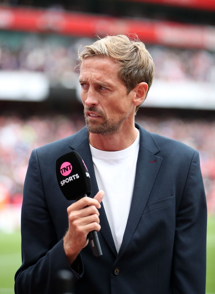 Peter Crouch pulled out of punditry duty last night