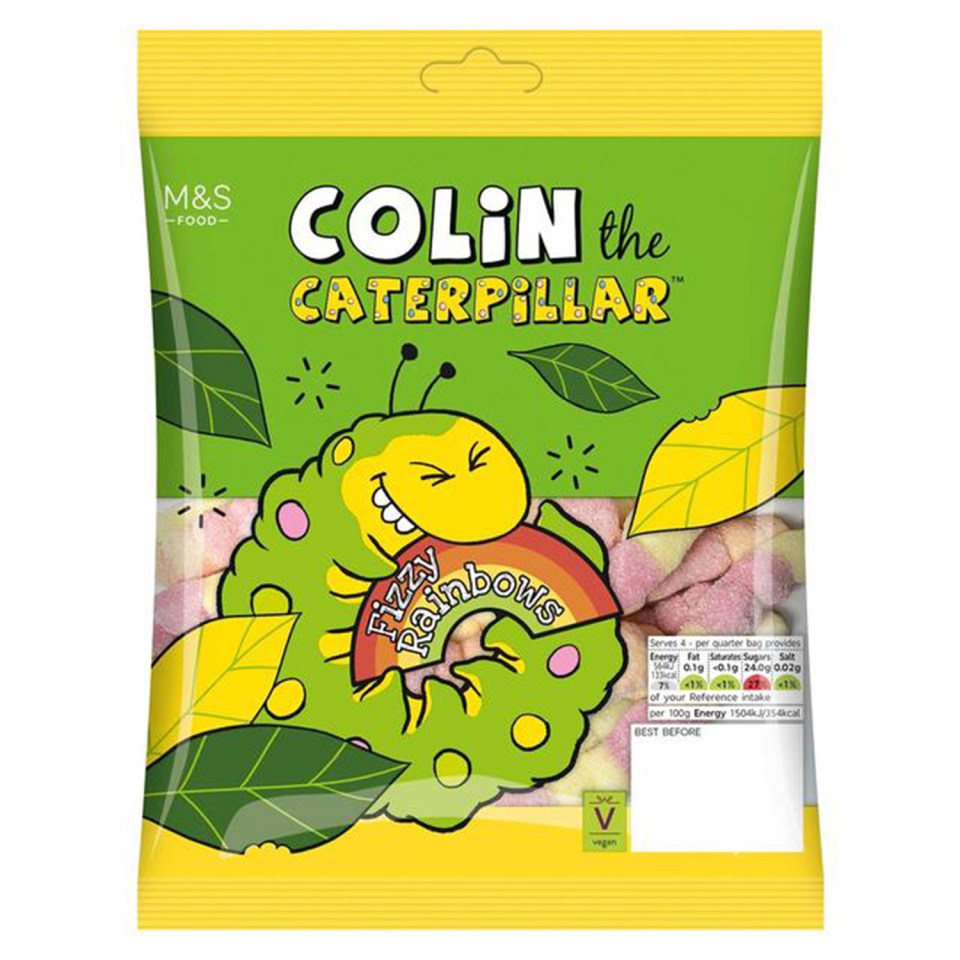 M&S has quietly axed the last of the Colin The Caterpillar Fizzy Rainbow sweets