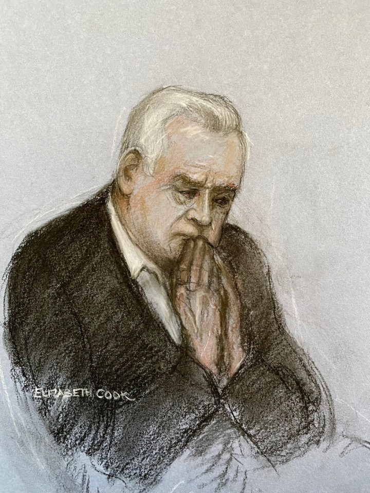 Edwards held his hands together in a prayer like fashion as he listened to the judge