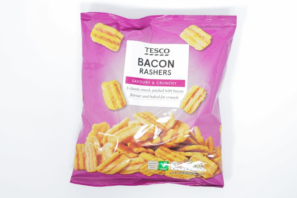 a bag of bacon rashers from tesco