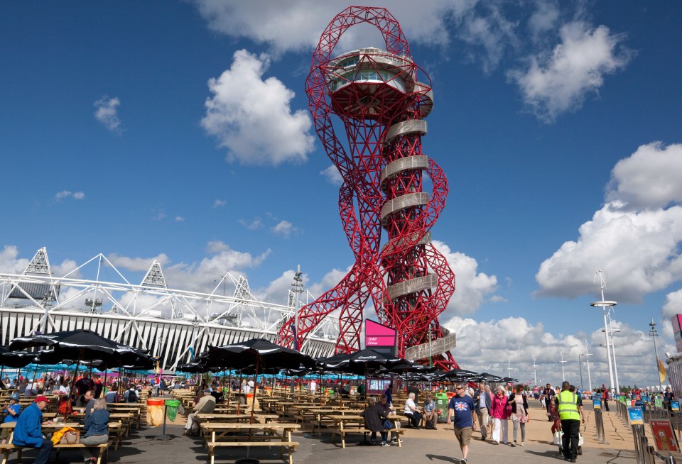 The tower was built to commemorate the London 2012 Olympics