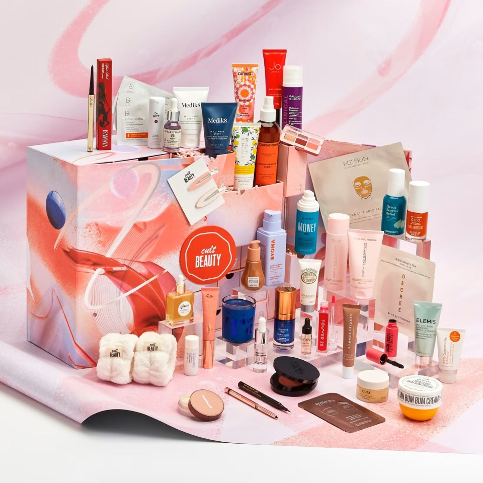 This calendar contains over £1,100 worth of beauty products