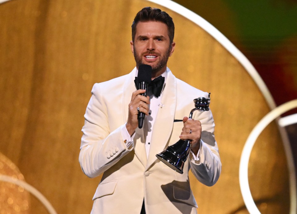 Mandatory Credit: Photo by James Veysey/Shutterstock for NTA (14076332h)..Joel Dommett..28th National Television Awards, Show, The O2, London, UK - 05 Sep 2023