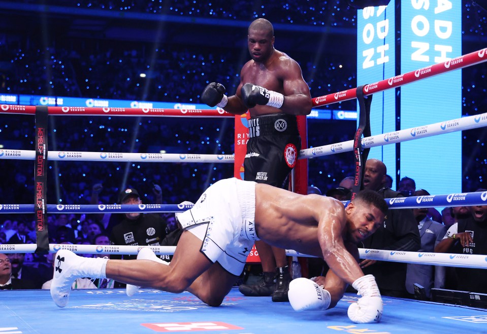 Daniel Dubois knocked out Anthony Joshua