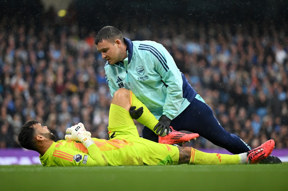 David Raya could miss Wednesday's Carabao Cup match