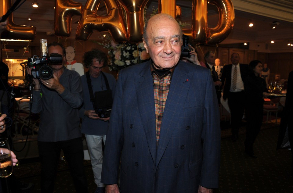 The billionaire, who died aged 94, used to own Harrods