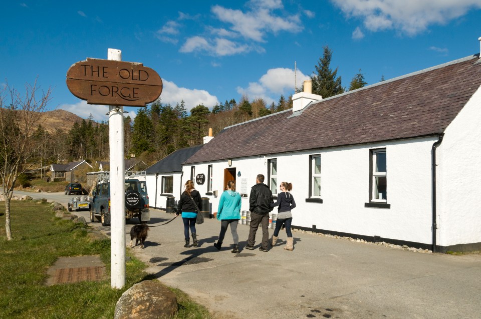 Paul was walking to Britain's most remote pub