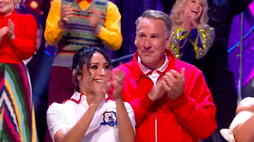 Strictly's Paul Merson has been accused of looking 'unhappy' on the show