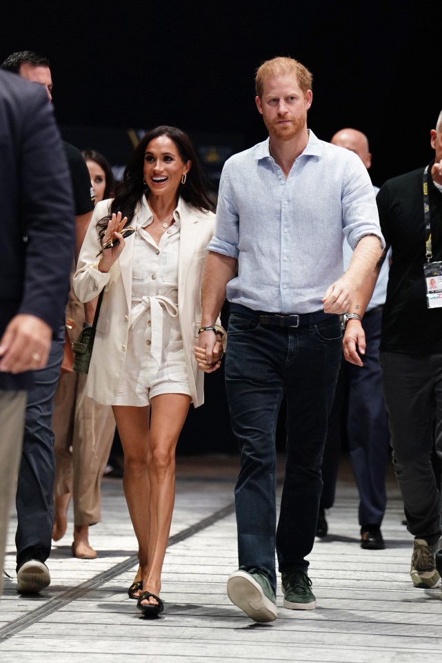 Harry and Meghan arrive to watch sitting volleyball in Dusseldorf last year