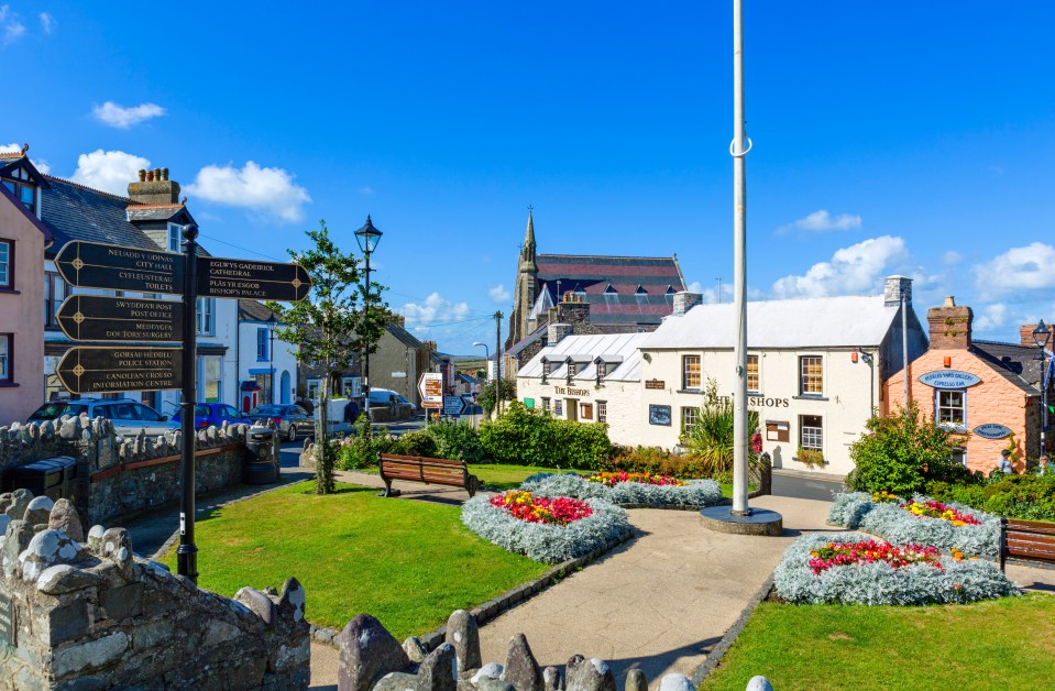 St David's is the smallest UK city in terms of population, with just 1,600 residents