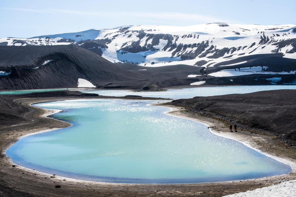 The island is also known for its hot springs