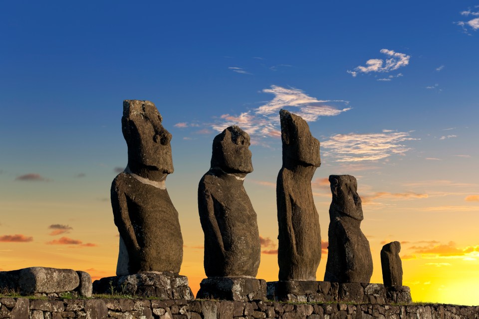 The name Easter Island originated with the European explorer Jacob Roggeveen, who first saw the island on Easter Sunday, 1722