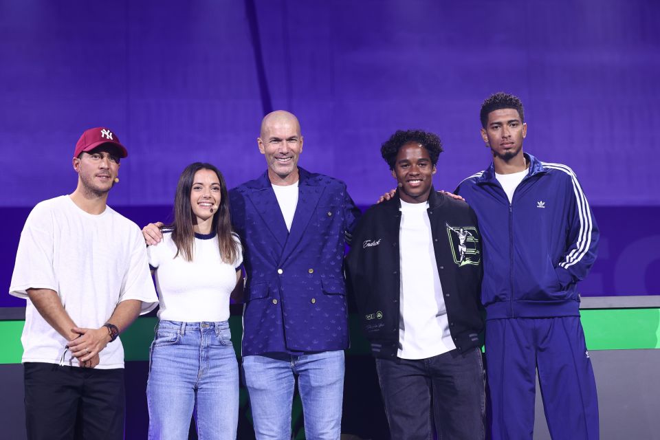 Bellingham was invited on stage with Eden Hazard, Aitana Bonmatí, Zinedine Zidane and Endrick