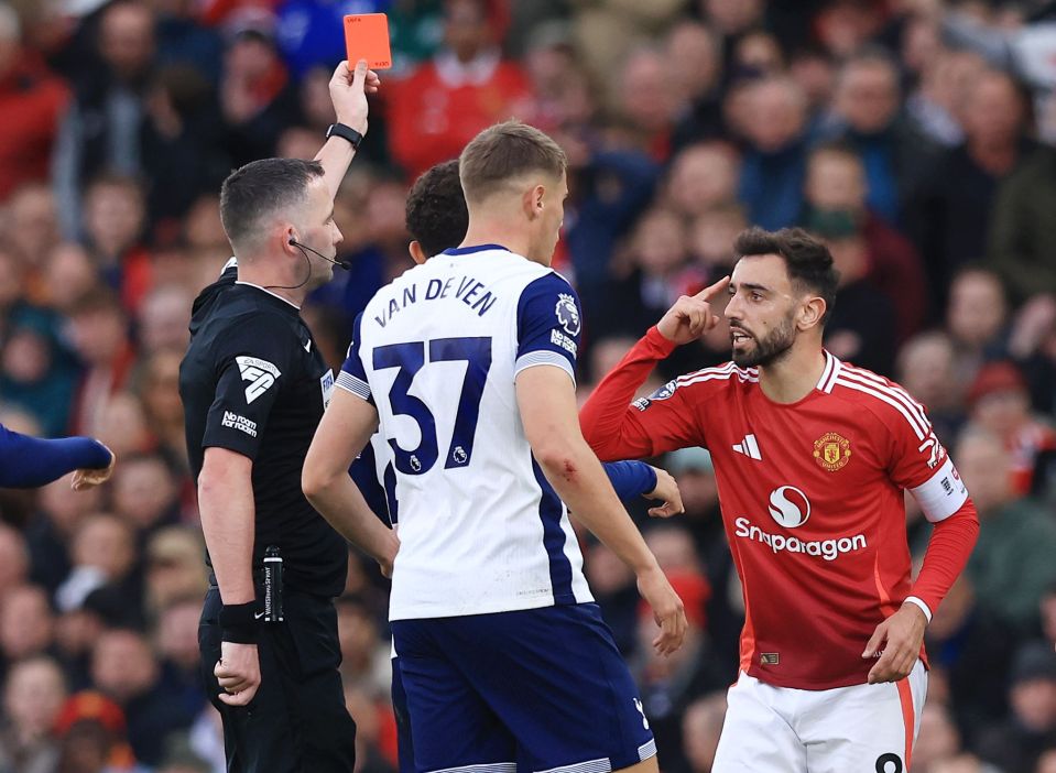 The skipper slipped before making the tackle - but VAR did not overturn it