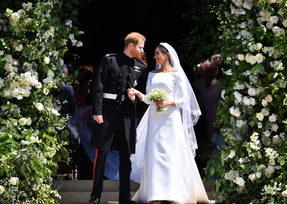 Meghan and Harry's 2018 wedding (pictured), captivated the world, but their fairy tale took a dramatic turn with 'Megxit' in 2020 when they stepped back from royal duties