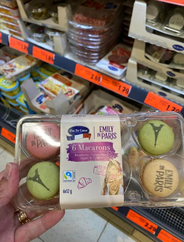 Fans of the show can buy Emily in Paris macarons from Lidl