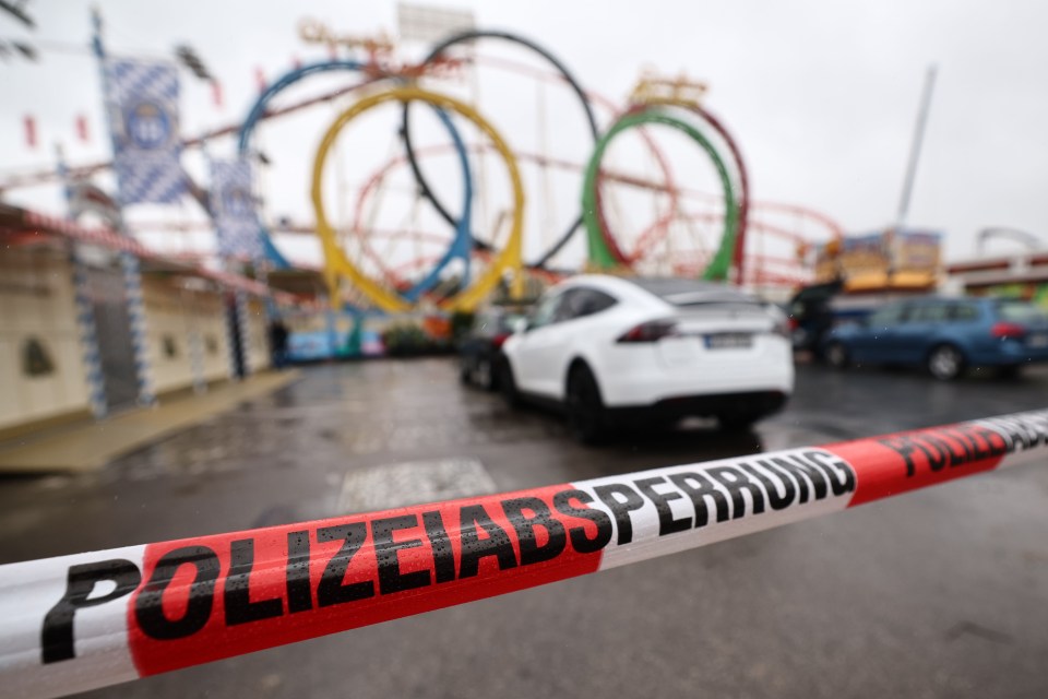 Police have now cordoned off the rollercoaster as they carry out investigations