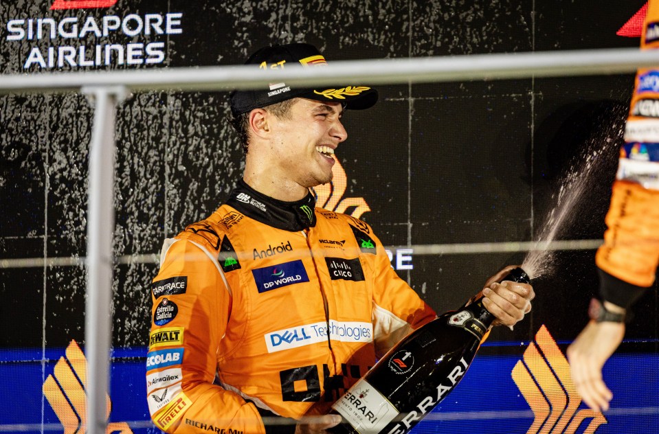 Lando Norris won the Singapore Grand Prix