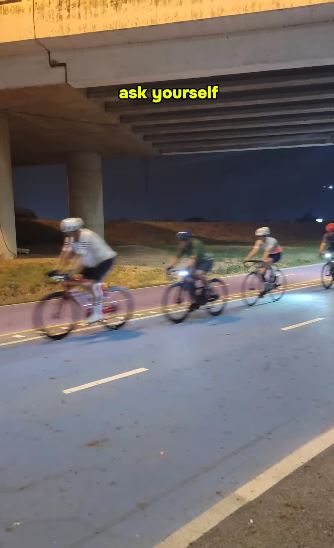 The cycle track at Suvarnabhumi Airport is incredibly popular