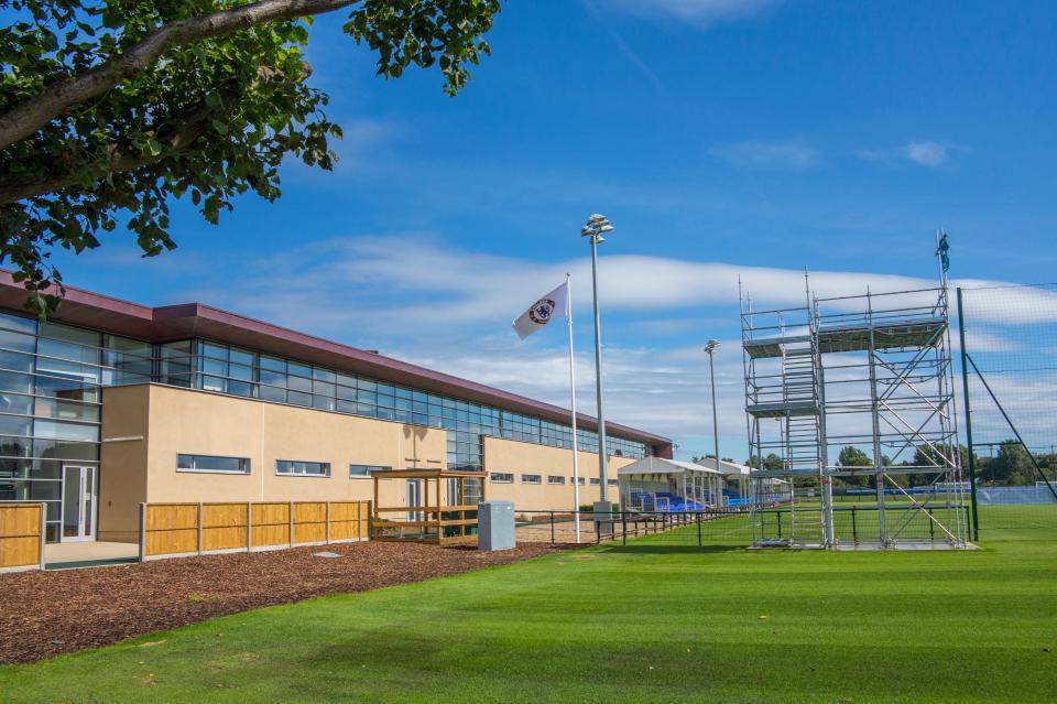 Locals revealed what it's like living so close to Chelsea Football Club's training ground (pictured) in Cobham, Surrey