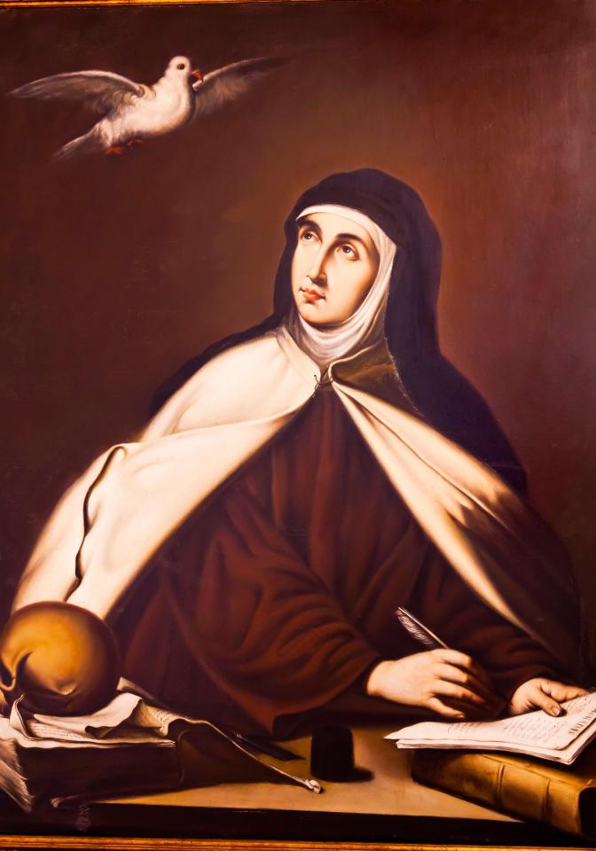 St Teresa was elevated to doctor of the church in 1970