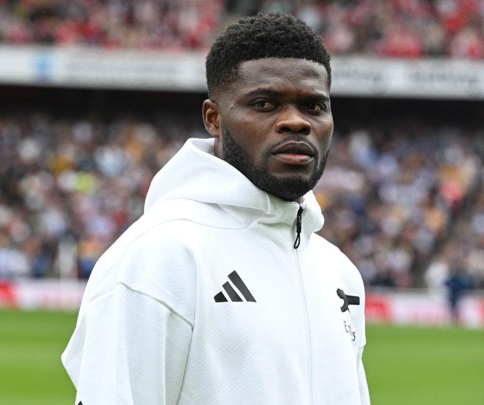 Arsenal's Thomas Partey was one of the six Premier League stars rushed to safety