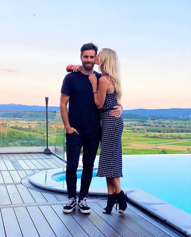 Nadiya Bychkova dated footballer Matija Škarabot