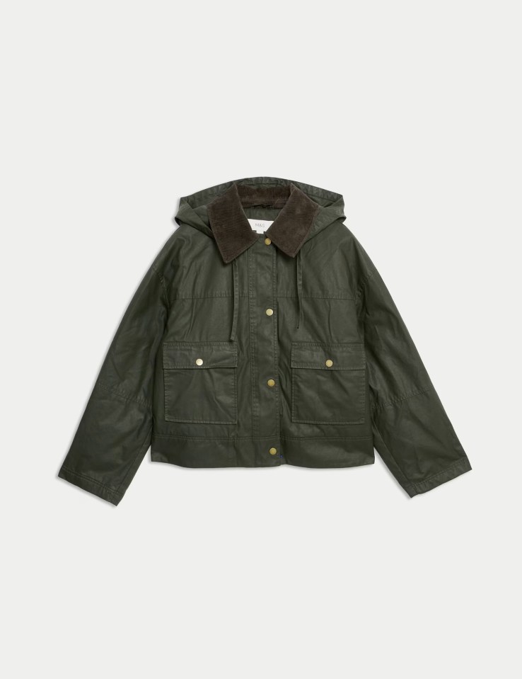 Barbour’s green jacket is priced at £249