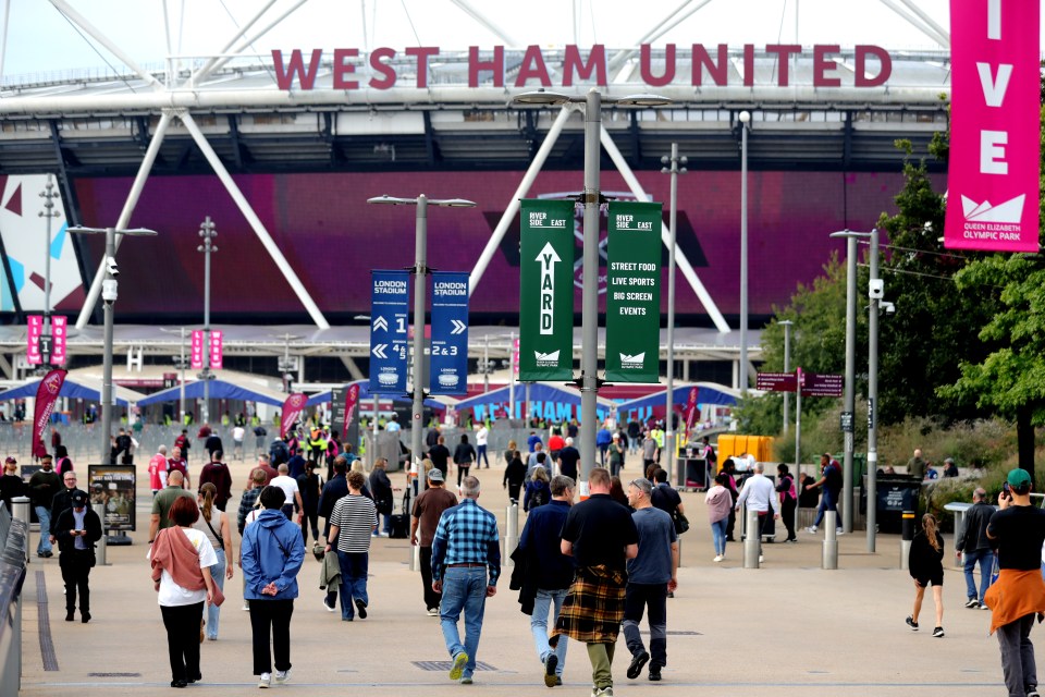 Supporters of West Ham United ranked first for number of arrests in new Home Office figures