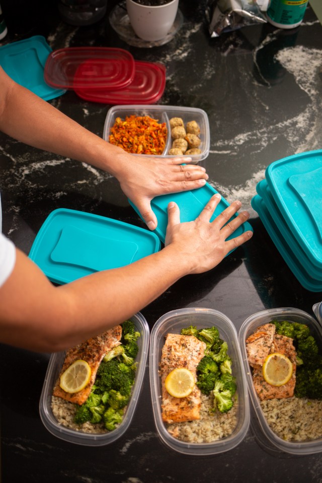 She prepared meals to meet her nutritional needs after the surgery