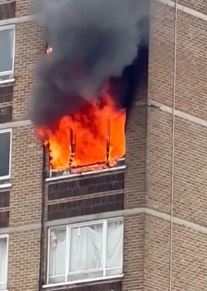 Fortunately, no one appears to have been injured in the horror blaze