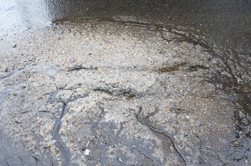 In Chalfont St Peter, Buckinghamshire, flooding has seen raw sewage pour into the entrance to the village