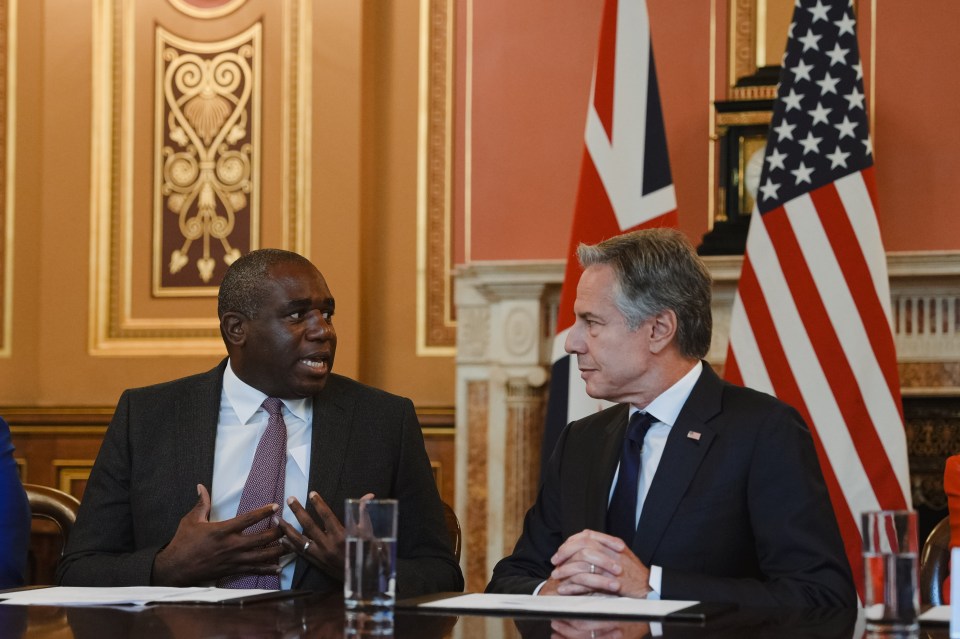 Foreign Secretary David Lammy met US Secretary of State Antony Blinken today