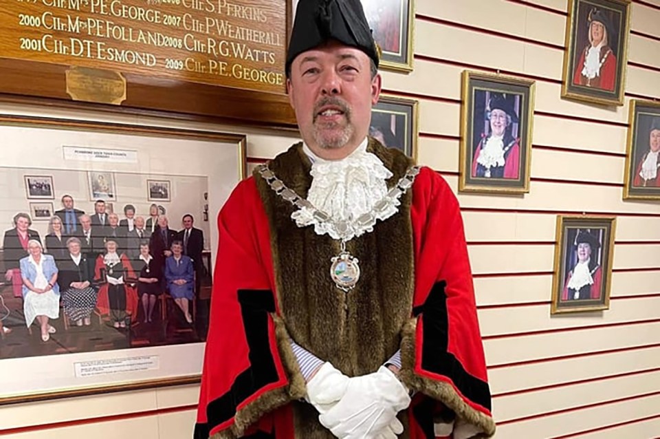 Former Mayor Judkins was given a year’s jail, suspended, at ­Swansea crown court for ­making and distributing indecent images