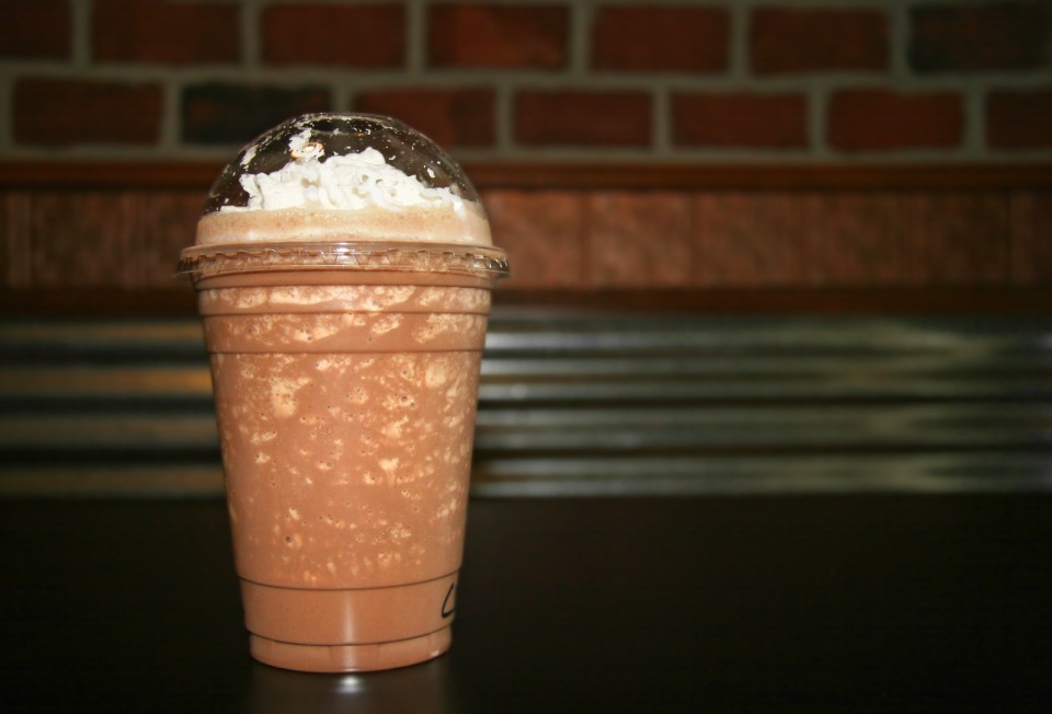 A frappucino usually contains upwards of 200 calories