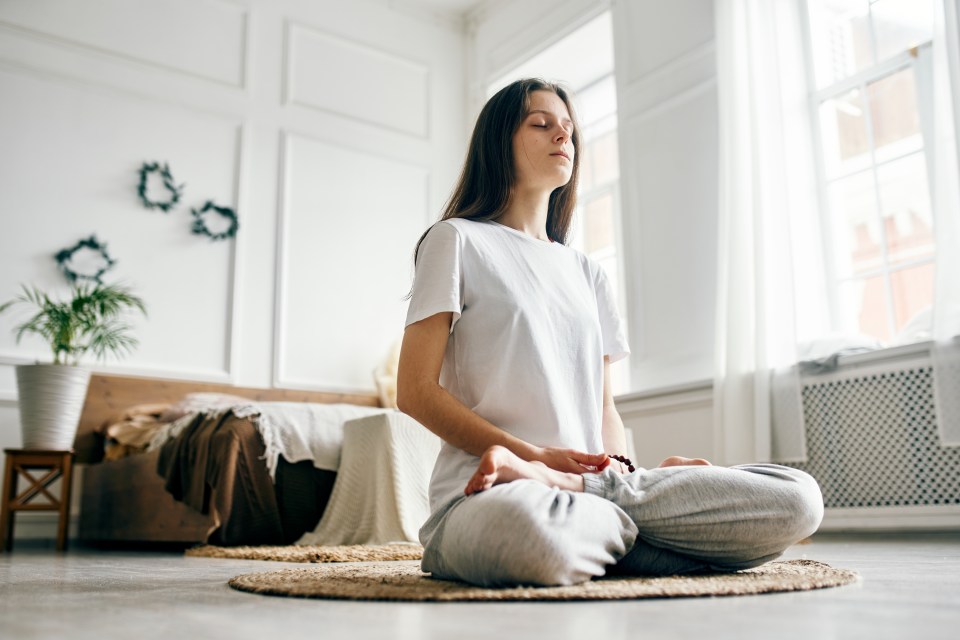 Meditating can give you spiritual rest