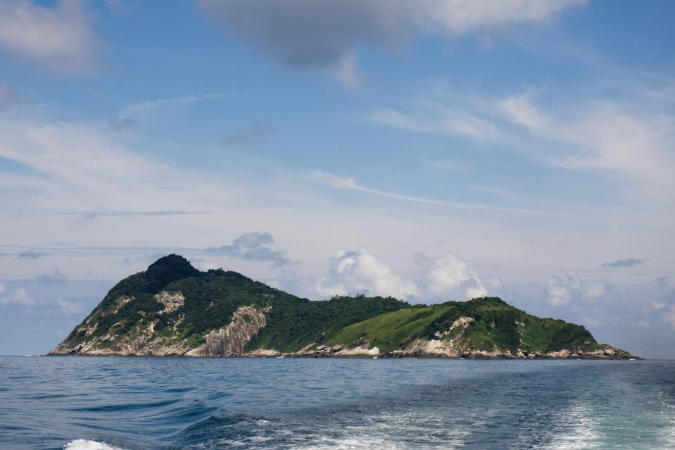 Ilha da Queimada, also known as Snake Island, is just off the coast of Brazil