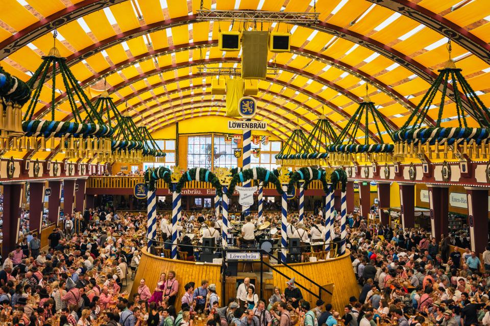 There are 38 tents inside the grounds of Oktoberfest